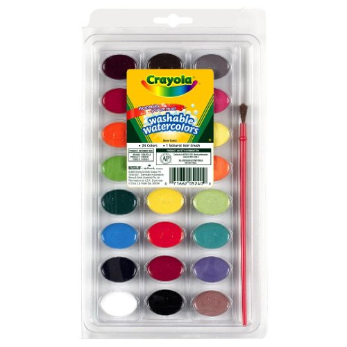 Crayola Washable Watercolors 24 count 53-0524 2 pack