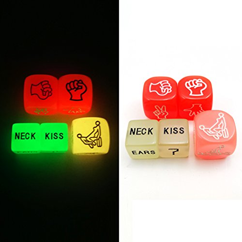 Lover Sex Position Luminous Dice Set for Adult Couples Dirty Dice Game Adult Fun Toy Sex Games Love Dice